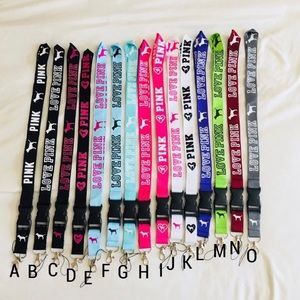 LOVE PINK lanyard 💙
